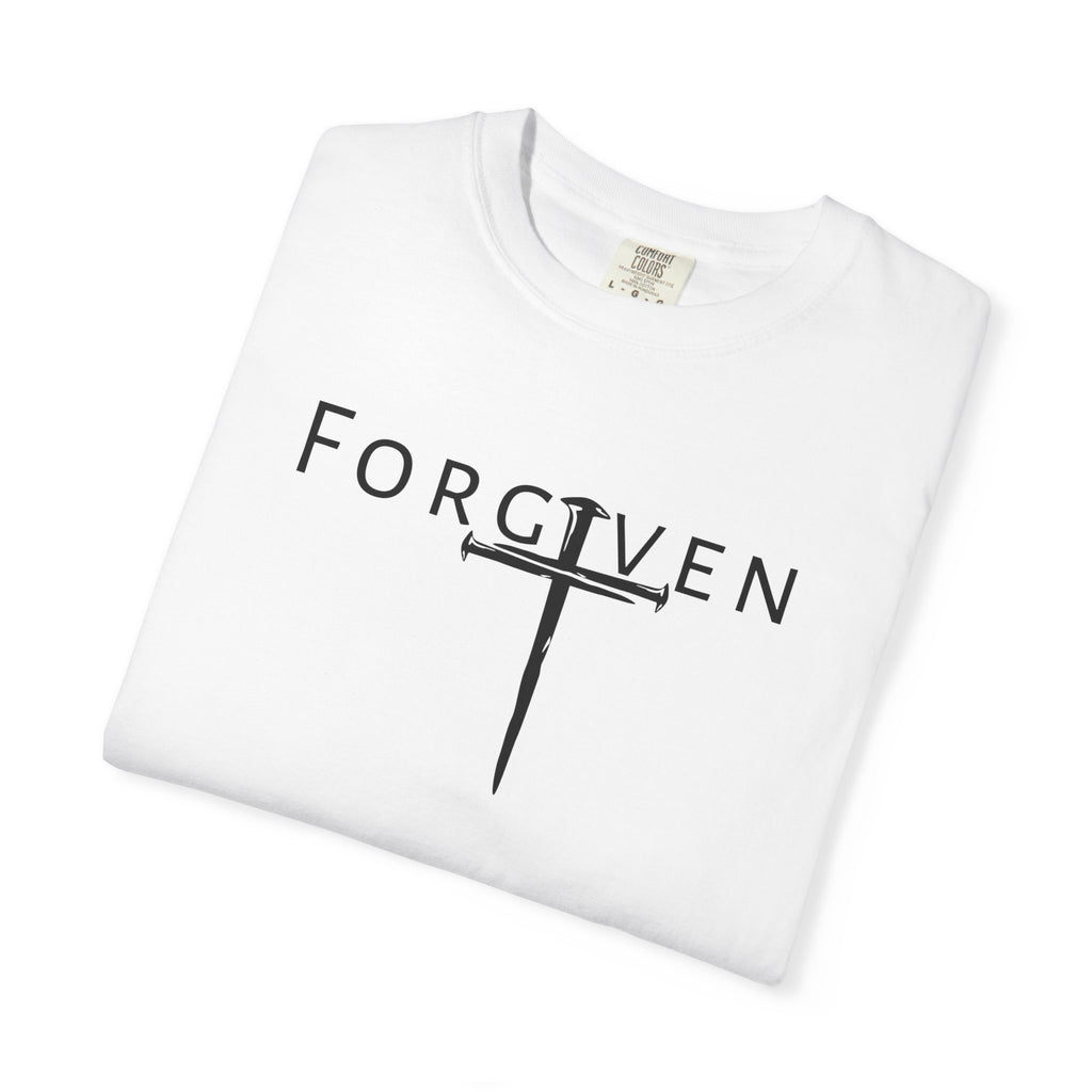 Forgiven Cross Vintage T-Shirt — Edgy Faith-Inspired Comfort Tee