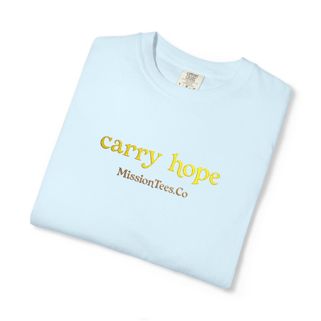 Carry Hope Mission Tees Branded Tee | Garment-Dyed Everyday T-Shirt