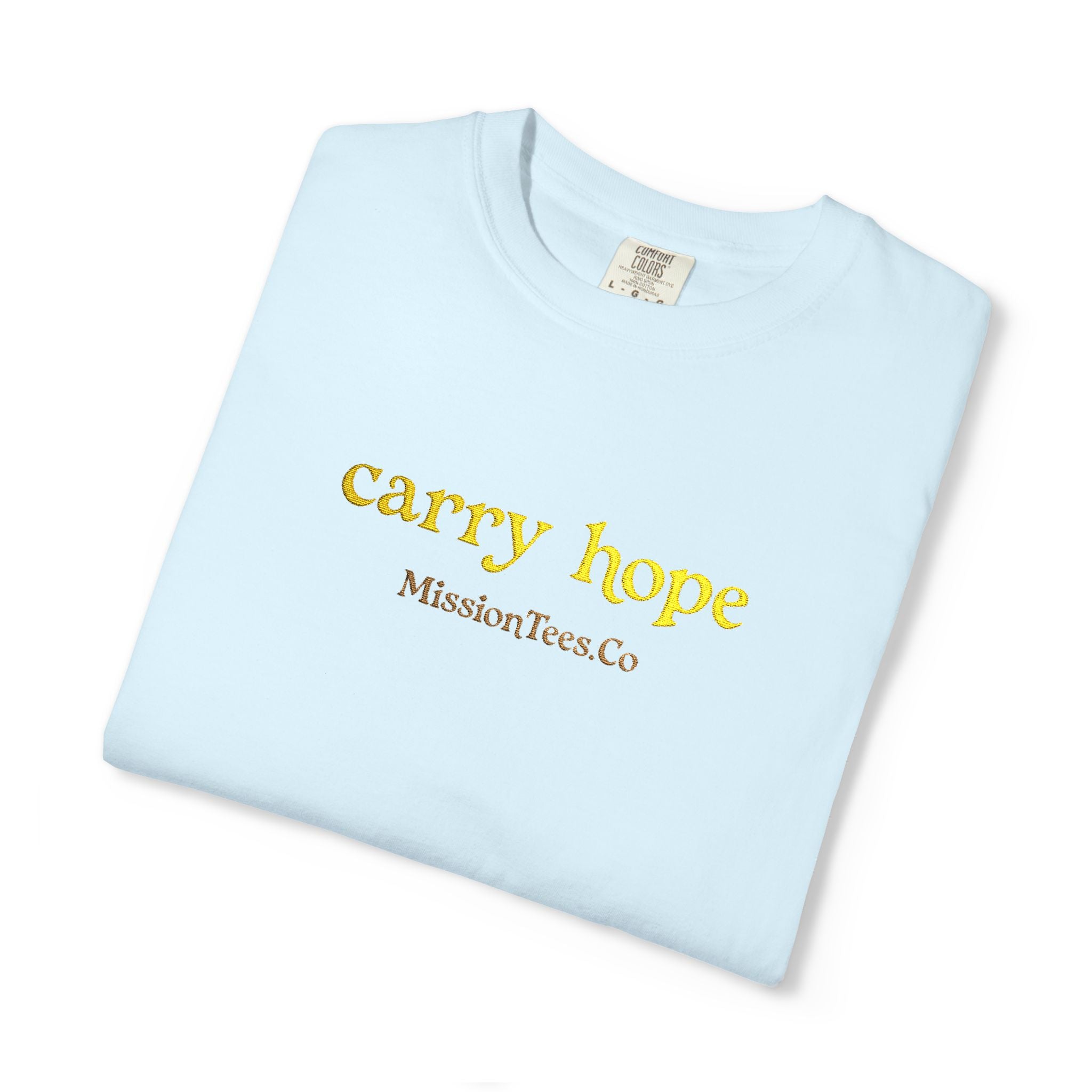Carry Hope Mission Tees Branded Tee | Garment-Dyed Everyday T-Shirt
