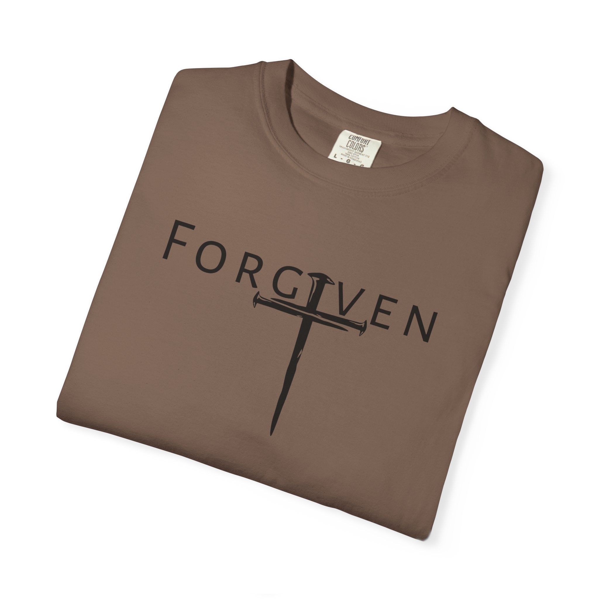 Forgiven Cross Vintage T-Shirt — Edgy Faith-Inspired Comfort Tee