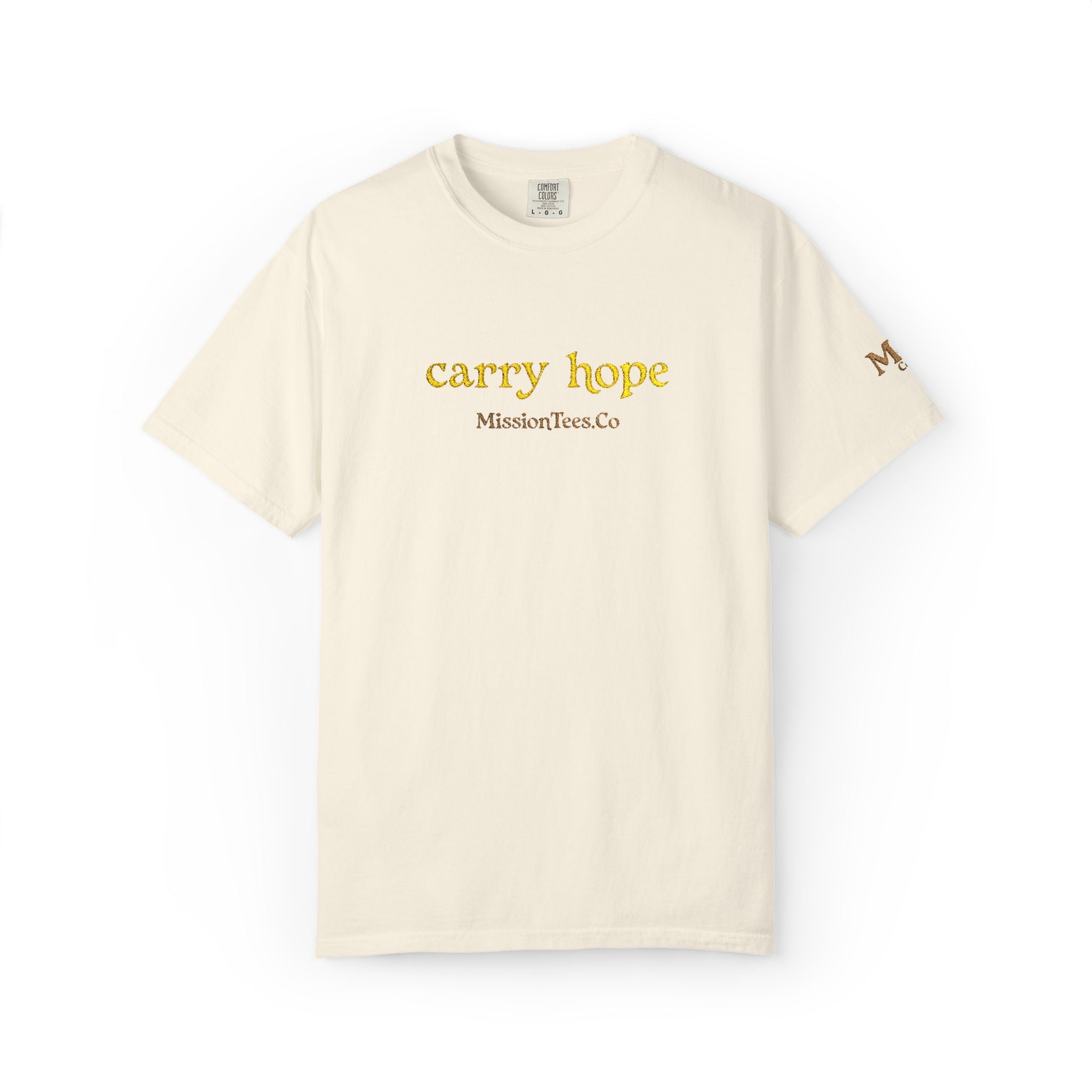 Carry Hope Mission Tees Branded Tee | Garment-Dyed Everyday T-Shirt