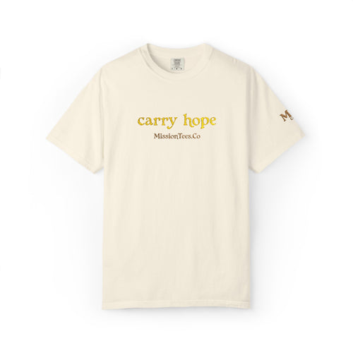 Carry Hope Mission Tees Branded Tee | Garment-Dyed Everyday T-Shirt