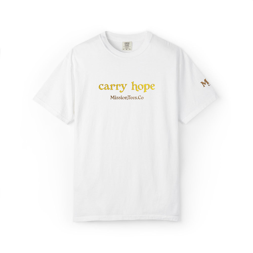 Carry Hope Mission Tees Branded Tee | Garment-Dyed Everyday T-Shirt