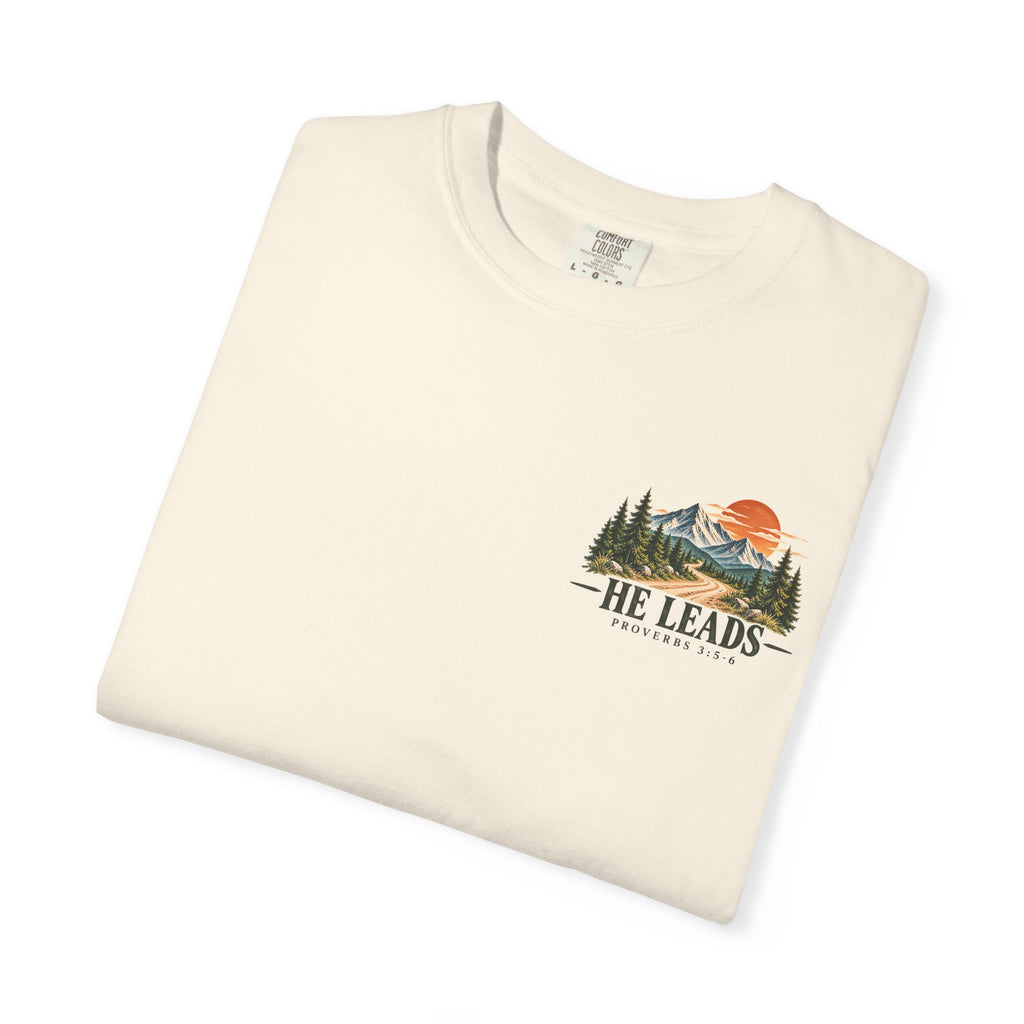 Go Where He Leads | Christian Adventure Tee
