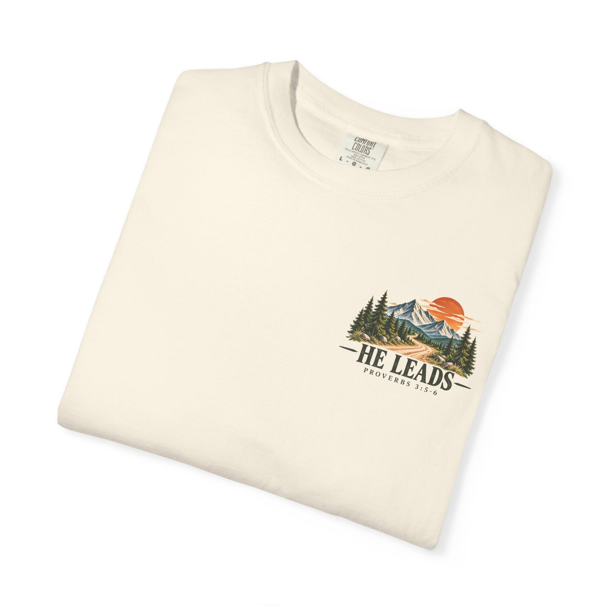 Go Where He Leads | Christian Adventure Tee