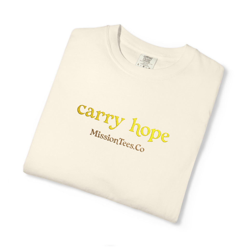 Carry Hope Mission Tees Branded Tee | Garment-Dyed Everyday T-Shirt