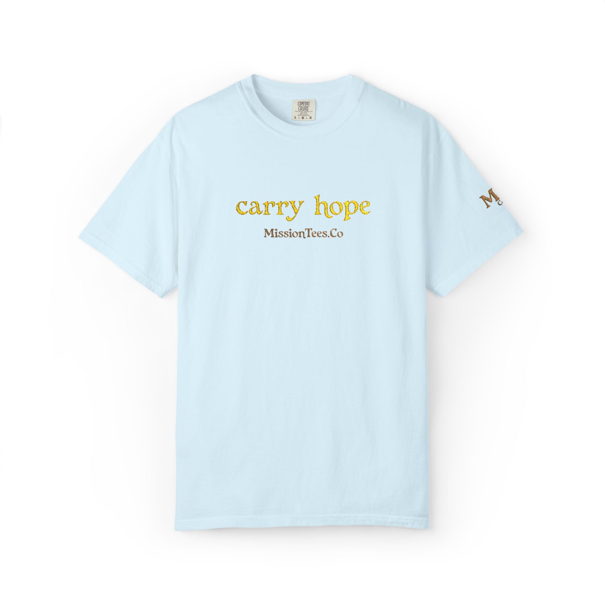 Carry Hope Mission Tees Branded Tee | Garment-Dyed Everyday T-Shirt