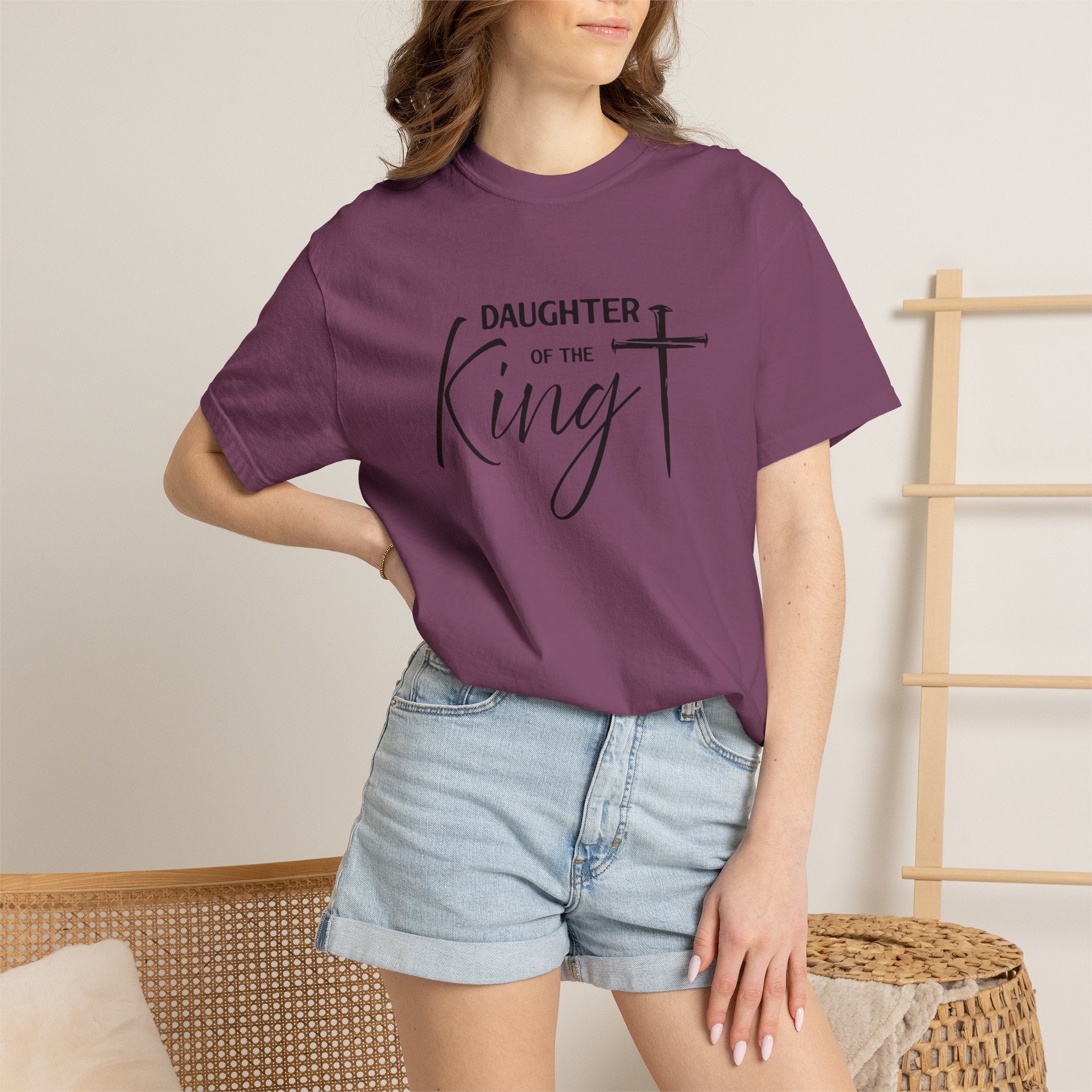 Daughter of the King Christian T-Shirt — Cross Faith Graphic Tee