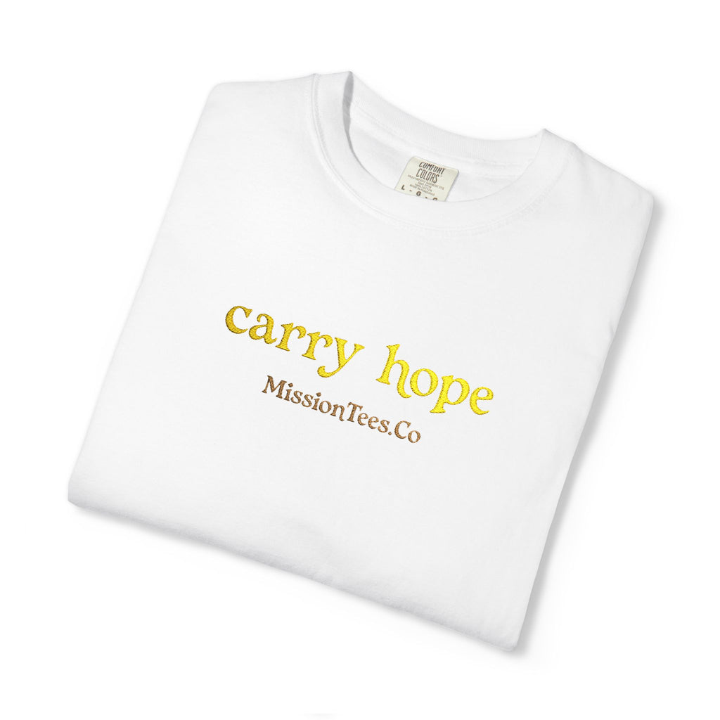 Carry Hope Mission Tees Branded Tee | Garment-Dyed Everyday T-Shirt