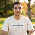 Peace Be With You T-Shirt | Luke 24:36 Scripture Tee