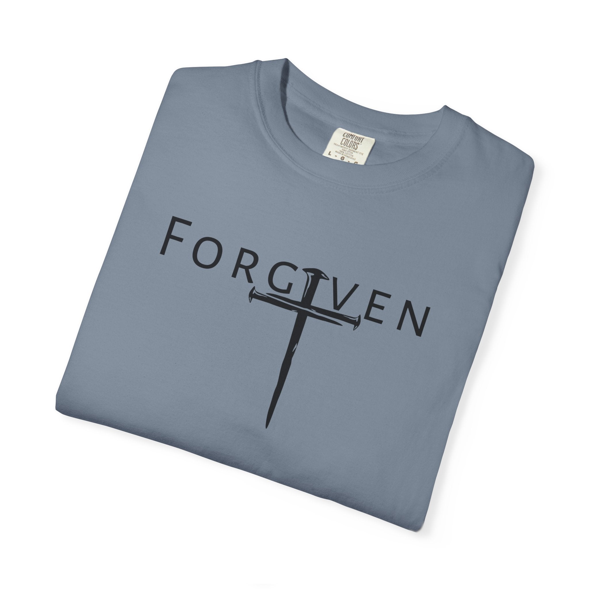 Forgiven Cross Vintage T-Shirt — Edgy Faith-Inspired Comfort Tee