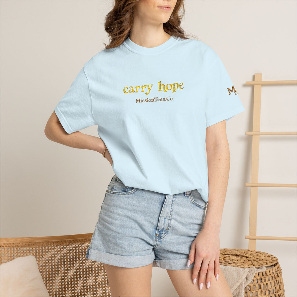 Carry Hope Mission Tees Branded Tee | Garment-Dyed Everyday T-Shirt