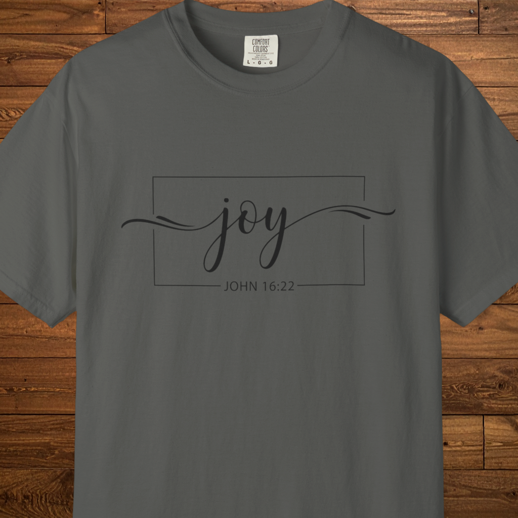 Joy T-Shirt | John 16:22 Christian Faith Graphic Tee