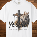 Yeshua Lion & Cross T-Shirt | Christian Faith Graphic Tee