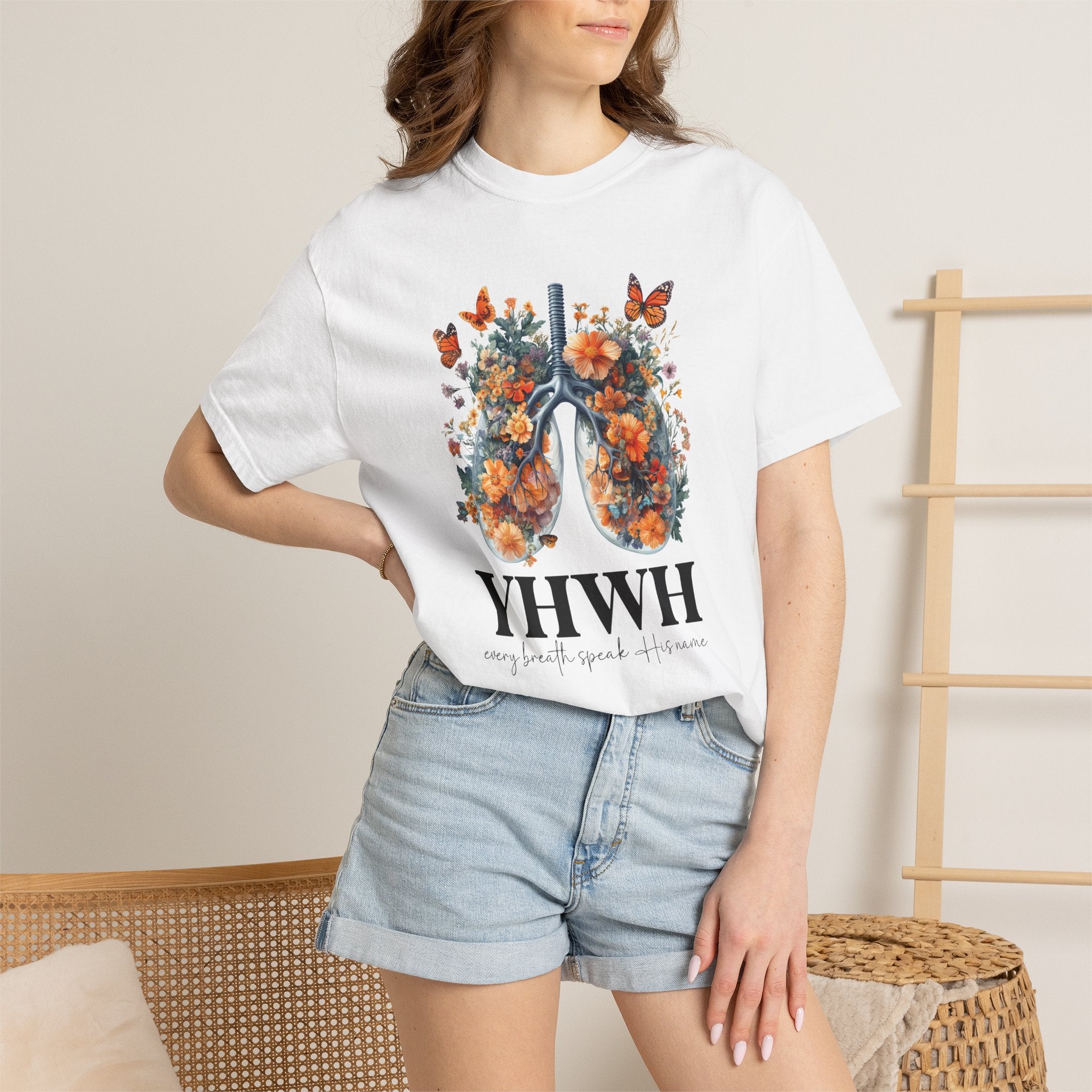 YHWH T-Shirt | Every Breath Speaks His Name Faith Tee
