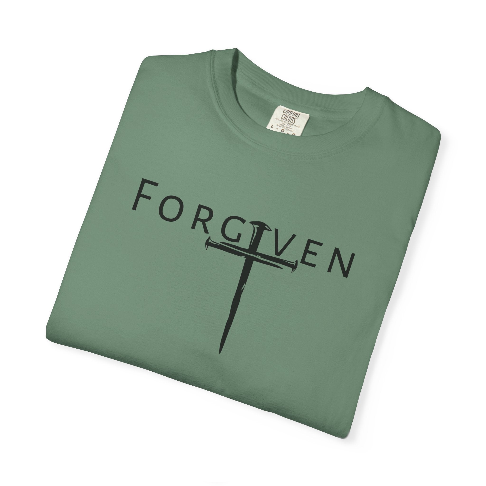 Forgiven Cross Vintage T-Shirt — Edgy Faith-Inspired Comfort Tee