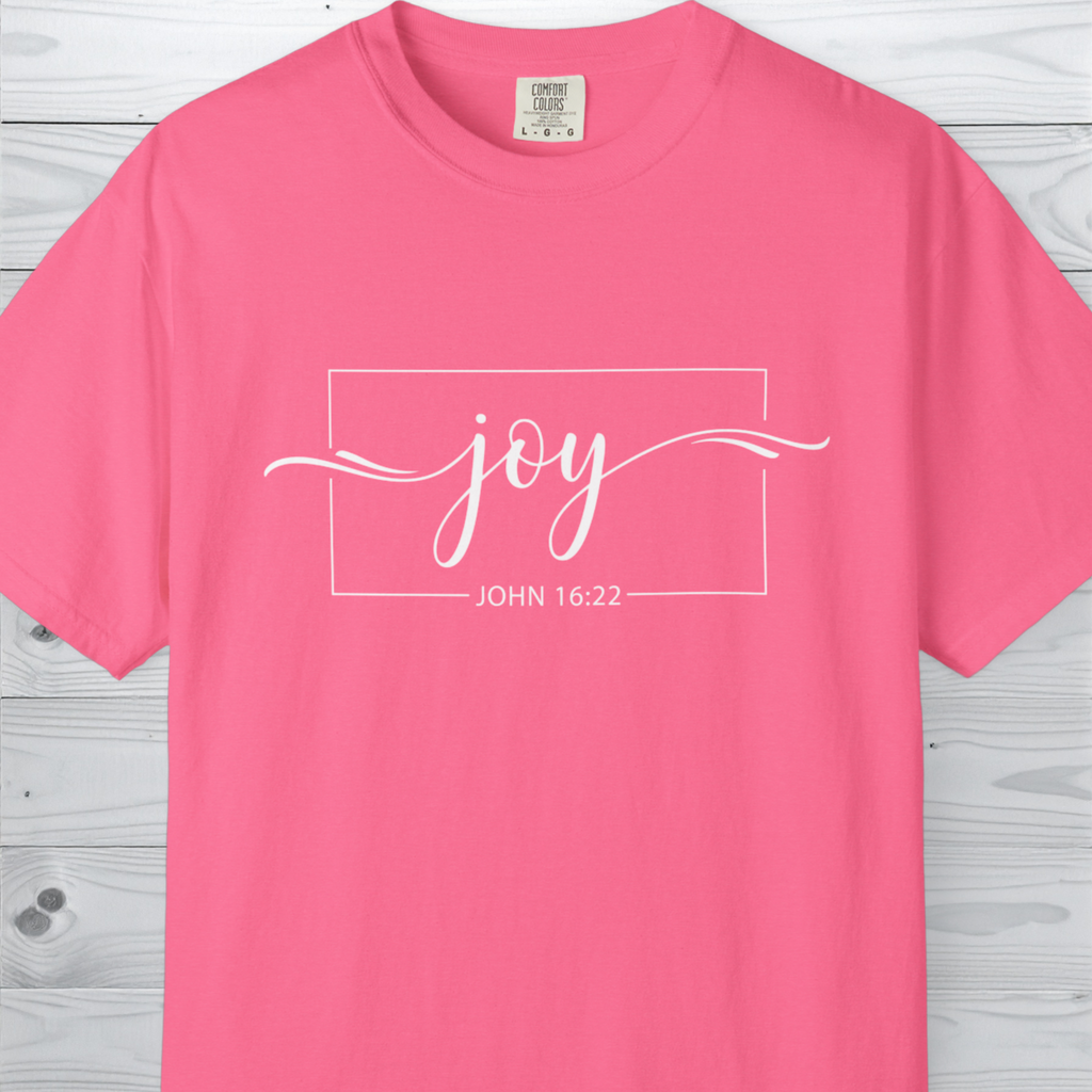 Joy T-Shirt | John 16:22 Christian Faith Graphic Tee