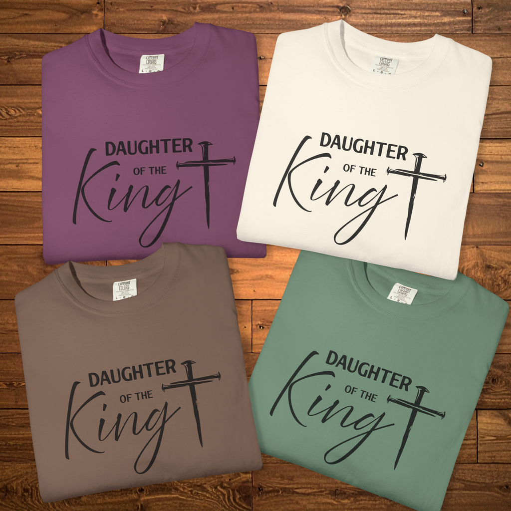 Daughter of the King Christian T-Shirt — Cross Faith Graphic Tee