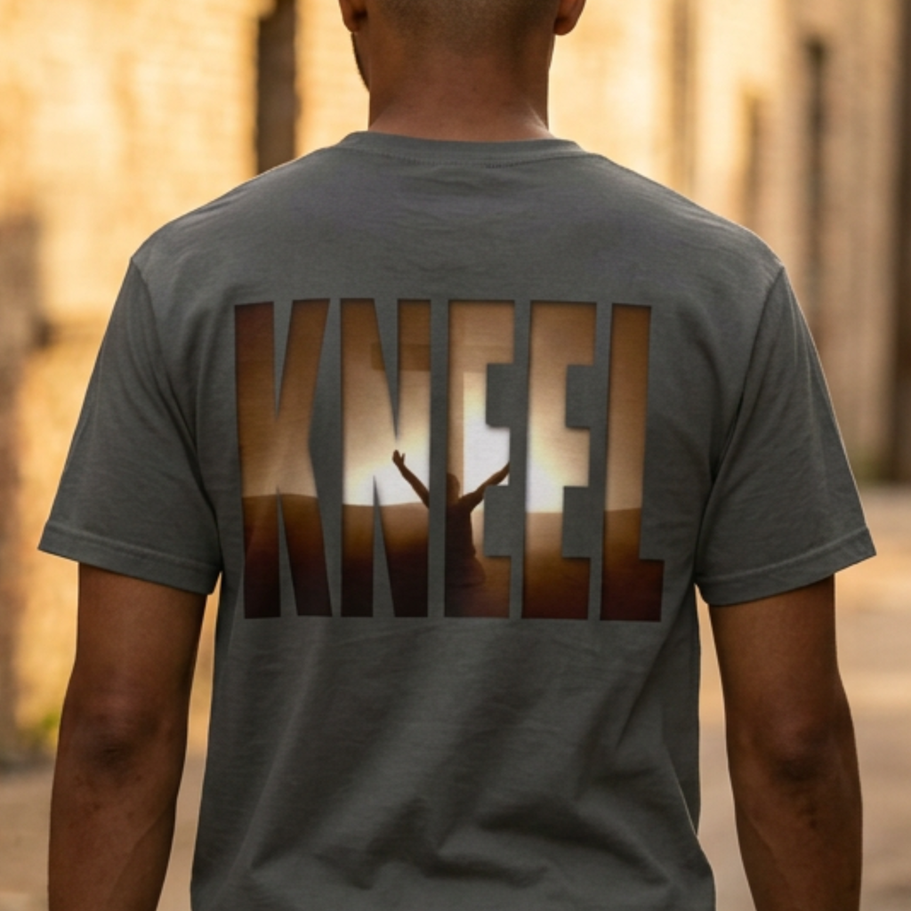 When Life Gets Too Hard to Stand T-Shirt | Kneel Faith Graphic Tee