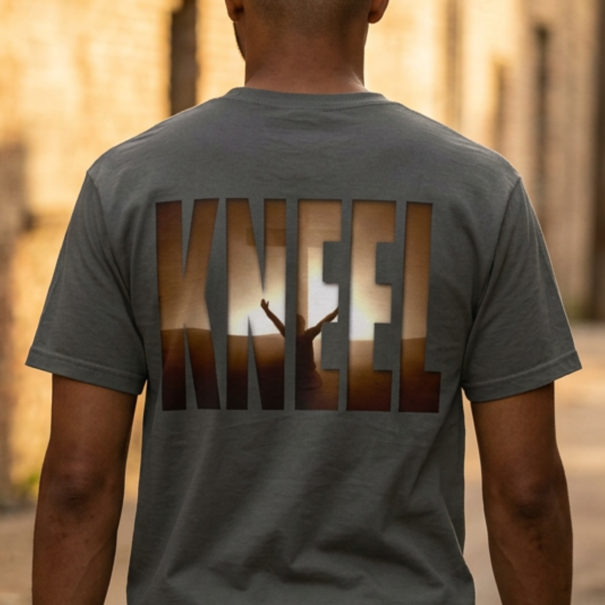 When Life Gets Too Hard to Stand T-Shirt | Kneel Faith Graphic Tee