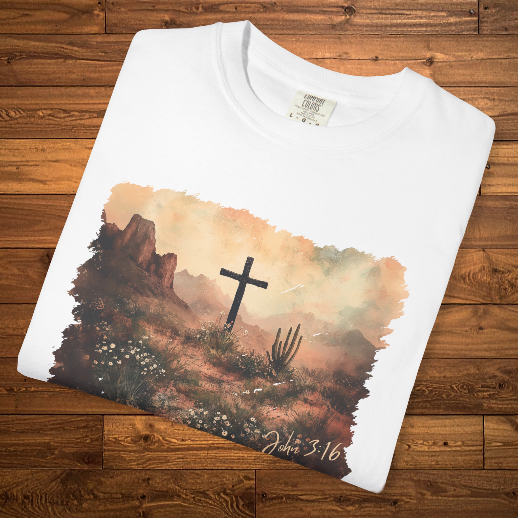 My Sin Was Great, His Love Was Greater T-Shirt | John 3:16 Christian Faith Tee