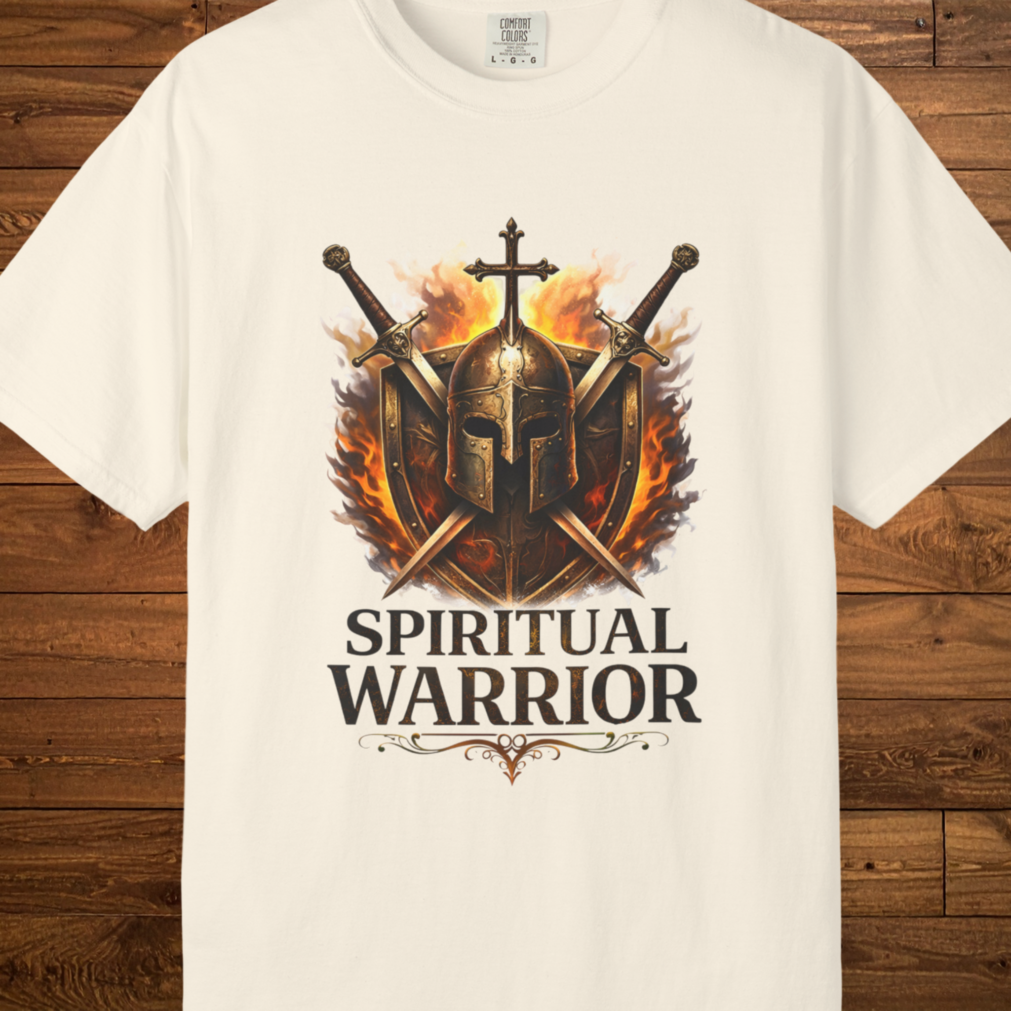 Spiritual Warrior T-Shirt | Armor of God Faith Tee