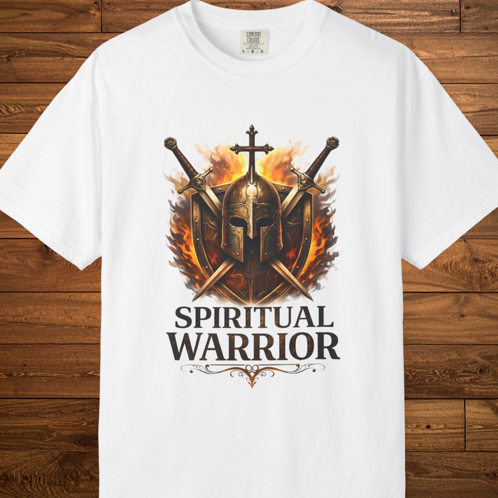 Spiritual Warrior T-Shirt | Armor of God Faith Tee
